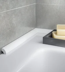 Plinth For Bathtub Made Of Tiles Photo