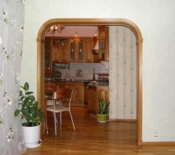 Arches Between The Kitchen And Living Room Photo Only