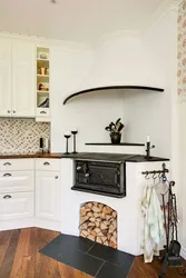 Photo of a small kitchen with a stove