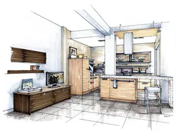 Проектирование дизайн интерьера кухни