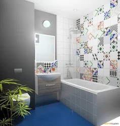 Marazzi tiles bath design photo