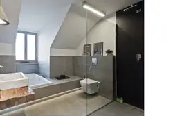 Bathroom design high ceiling