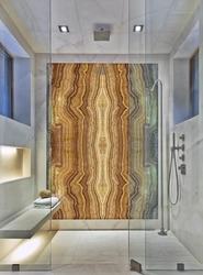 Onyx Tiles In The Bathroom Interior Photo