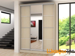 Compartment door in the hallway design