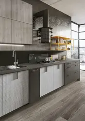 Кухня лофт стыль фота шэрая