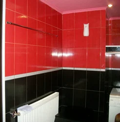 Bath In Red And Black Photo