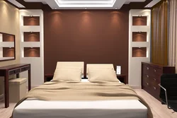 Спальня в шоколадном тоне фото