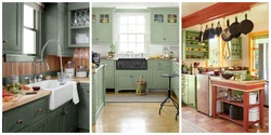 Painting A Wooden Kitchen Photo
