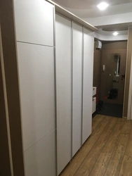 Hallway design with refrigerator in Khrushchev