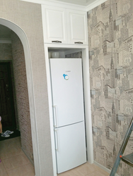 Hallway Design With Refrigerator In Khrushchev