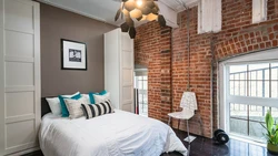 Brick Wallpaper For Bedroom Photo