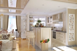 Kitchen Design 30 Sq.M. With Access To The Terrace