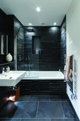 Bathroom Design Black Floor