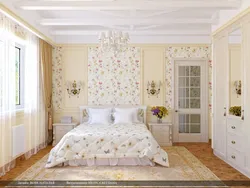 Beautiful Wallpaper For A Bedroom In An Apartment Design Photo