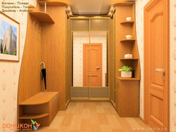 Corner hallway in Khrushchev design