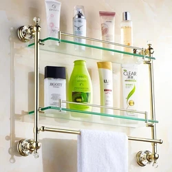 Bathroom Shelves Design For Shampoos