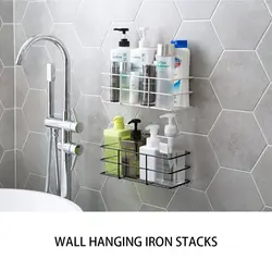 Bathroom shelves design for shampoos