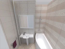 Bath design vertical tiles