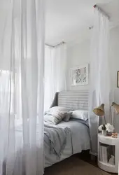 Interior curtains bedroom photo