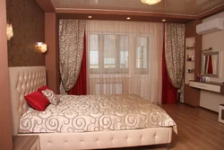 Interior curtains bedroom photo