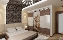 Bedroom design 12 m with dressing room
