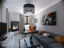 Fireplace in an apartment 18 sq m photo