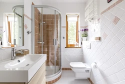 Bathroom Design With Window And Shower