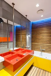 Ваннаға арналған жарқын плитка дизайны