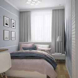 Bedroom design of 10 sq m in Khrushchev photo