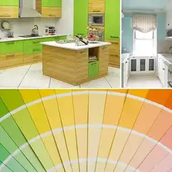 Правила сочетания цвета в интерьере кухни