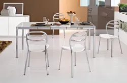 Table and chairs for kitchen interior design