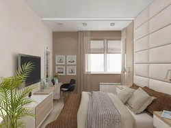 Bedroom design 11 square meters with balcony