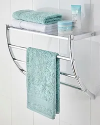 Вешалка для полотенец в ванной дизайн
