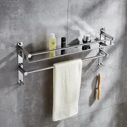 Bathroom towel rack design