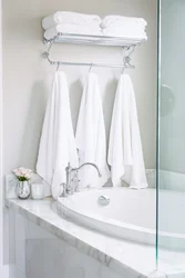 Bathroom towel rack design