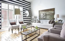 Living Room Striped Photos