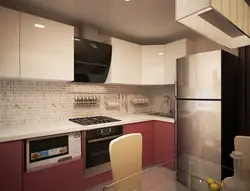Photo of a kitchen in a 3-room panel house