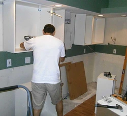 Photo of kitchen installation