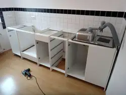 Photo of kitchen installation