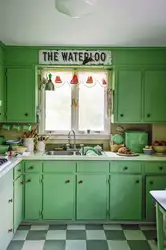 How to paint a kitchen what color photo