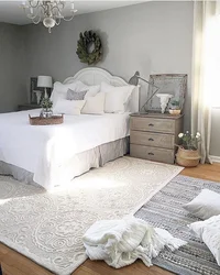 Carpets in the bedroom modern design