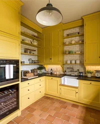 Mustard kitchen design