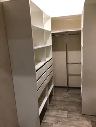 Photo of a dressing room in a small apartment