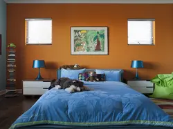 Color palette for bedroom interior