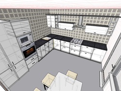 Кухня 15 кв м дизайн фото прямоугольная кухня