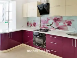 Cherry blossom in the kitchen interior