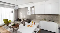 Kitchen Design Living Room 12 Sq M With Sofa