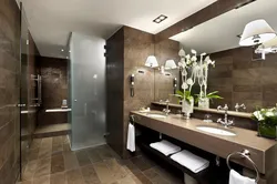 Luxury bathroom interior