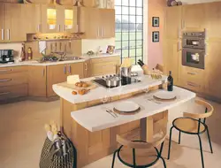 Кухонные островки фото на маленьких кухнях