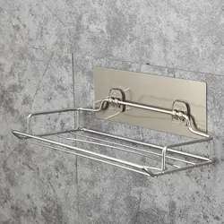 Stainless Steel Bathroom Shelves Photo